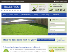 Tablet Screenshot of gardenersedinburgh.co.uk